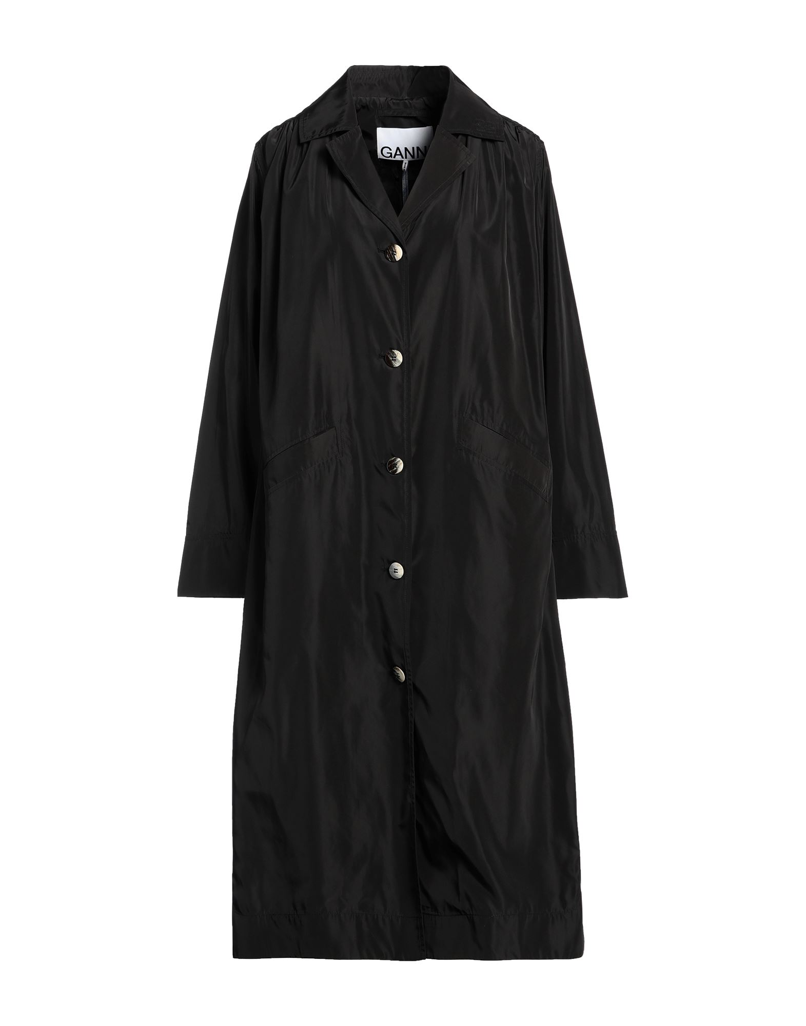 GANNI Jacke, Mantel & Trenchcoat Damen Schwarz von GANNI