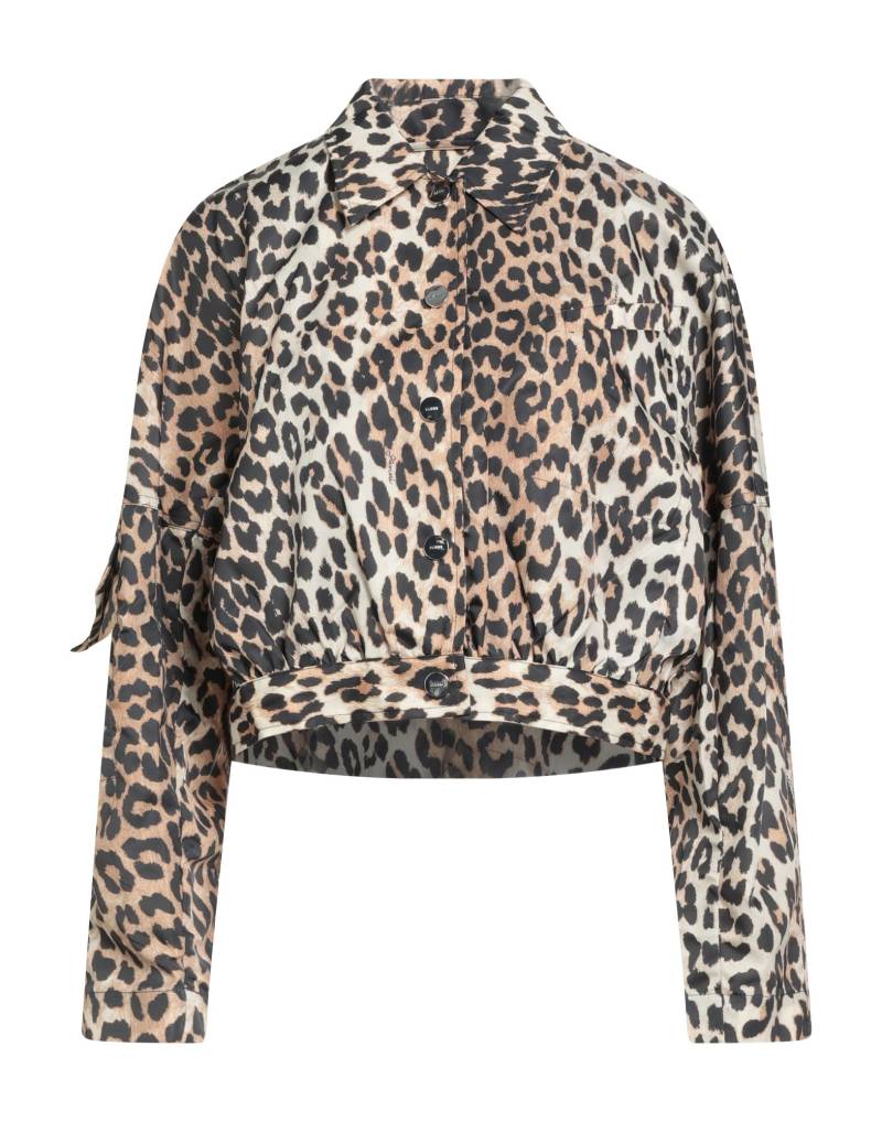 GANNI Jacke & Anorak Damen Beige von GANNI