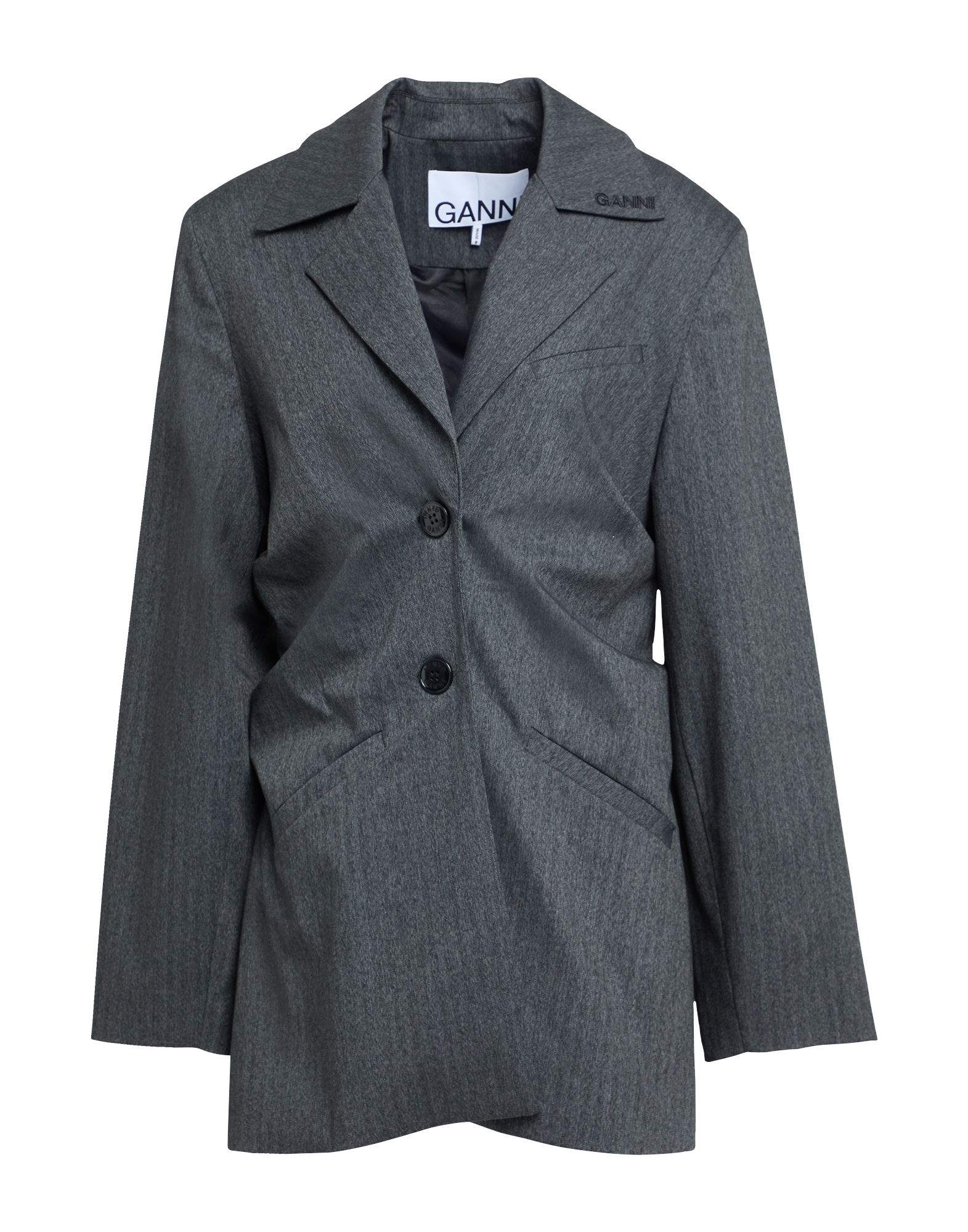 GANNI Blazer Damen Granitgrau von GANNI