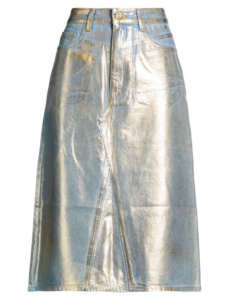GANNI Jeansrock Damen Gold von GANNI