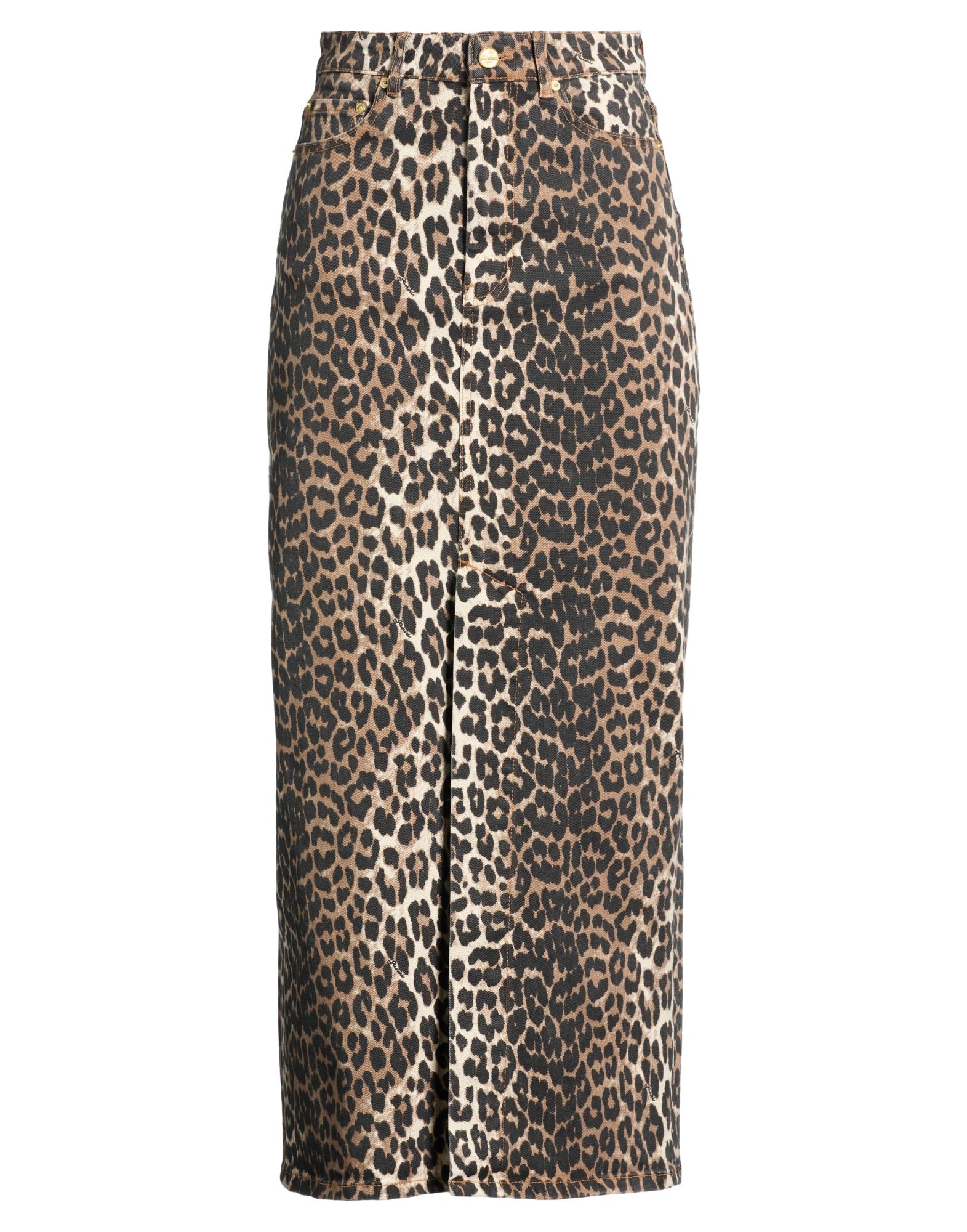 GANNI Jeansrock Damen Khaki von GANNI