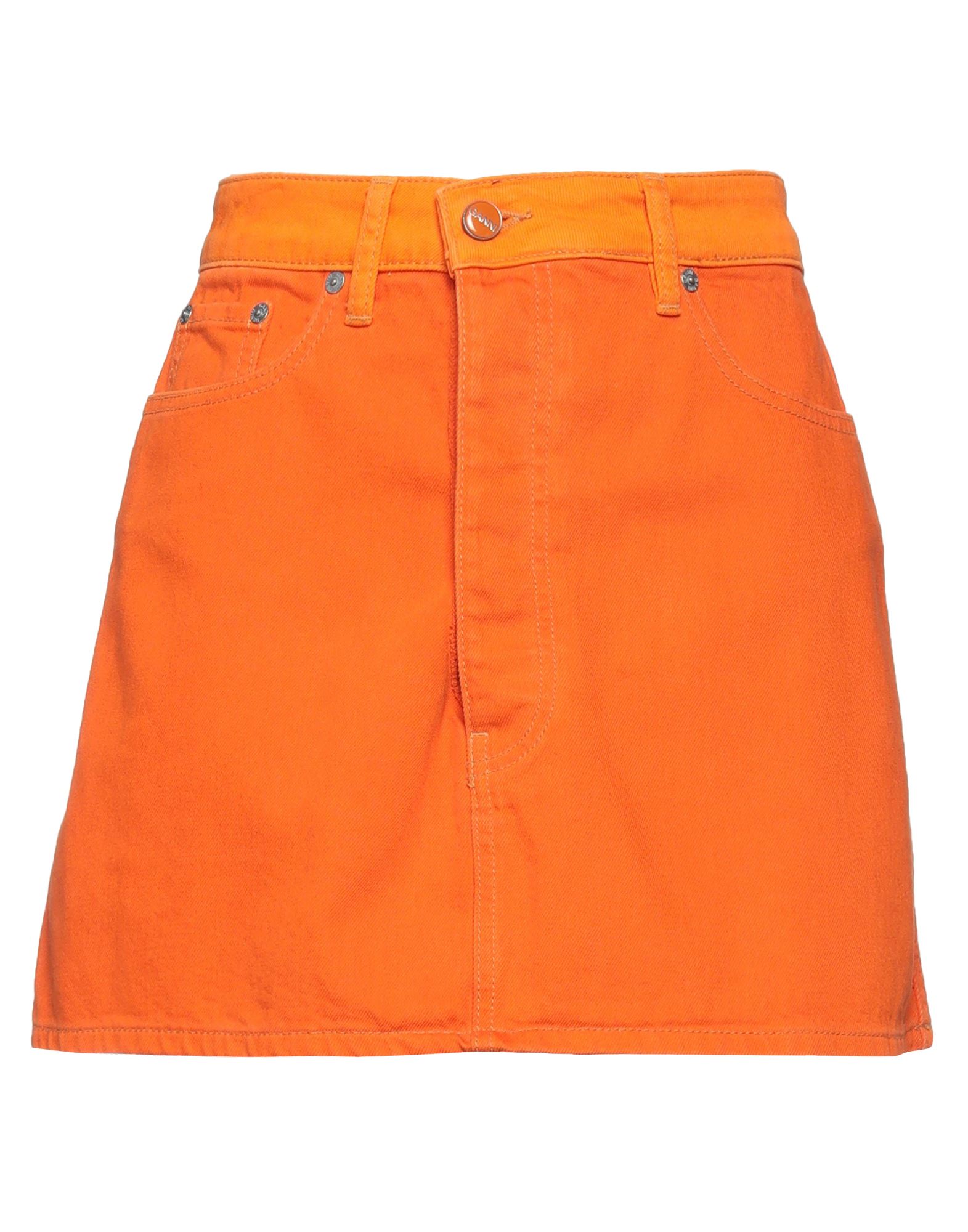 GANNI Jeansrock Damen Orange von GANNI