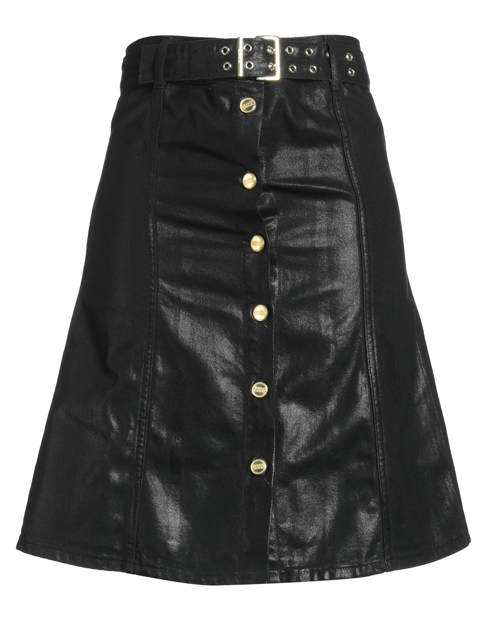 GANNI Jeansrock Damen Schwarz von GANNI