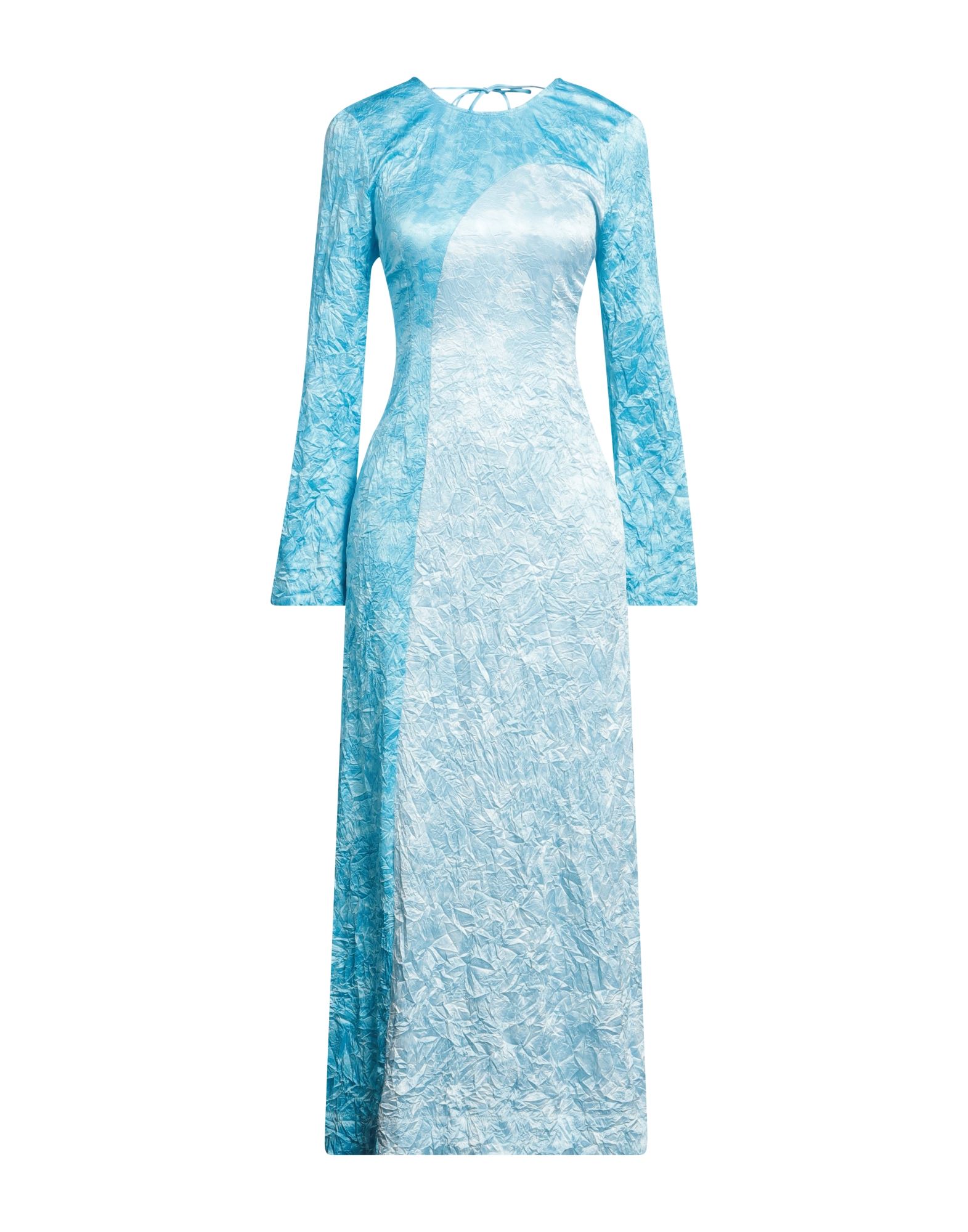 GANNI Maxi-kleid Damen Azurblau von GANNI