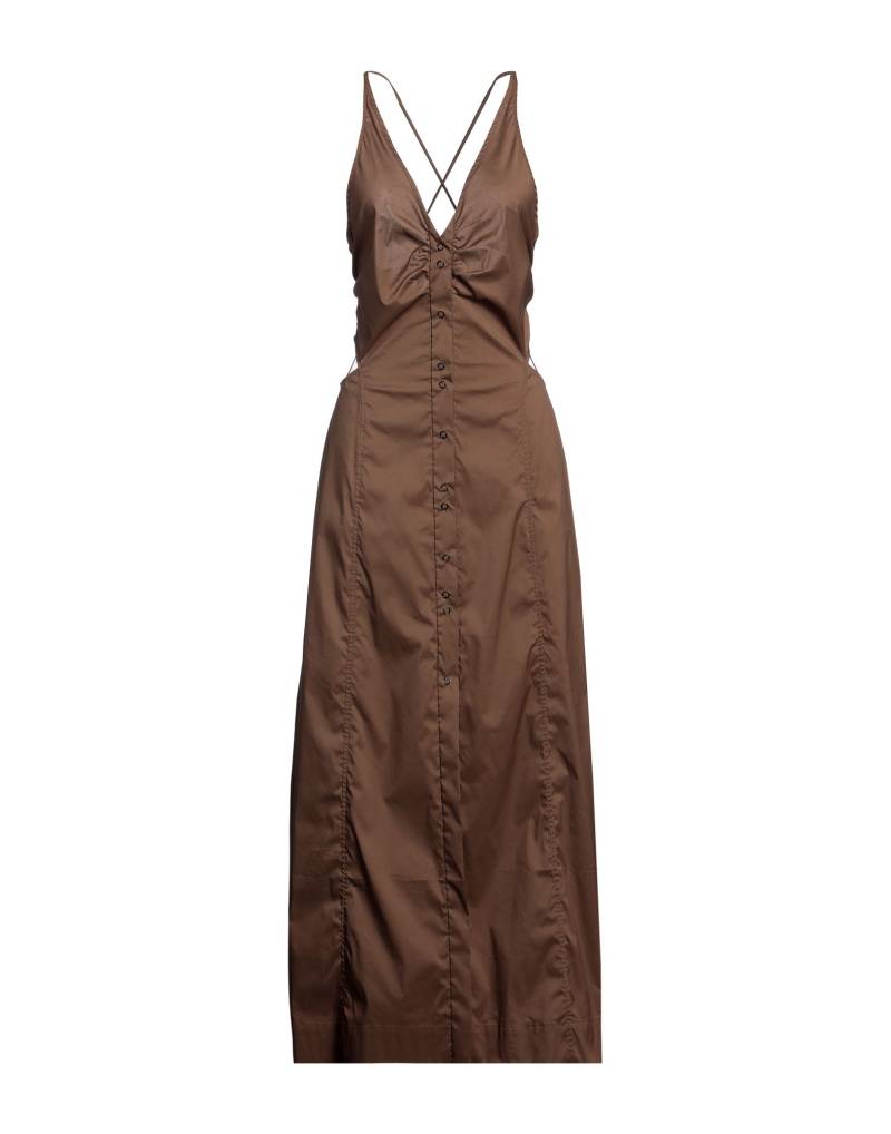 GANNI Maxi-kleid Damen Braun von GANNI