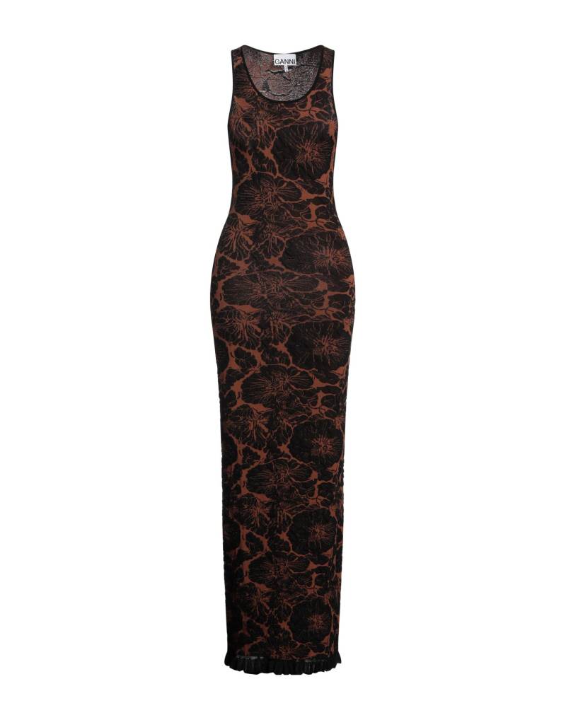 GANNI Maxi-kleid Damen Braun von GANNI