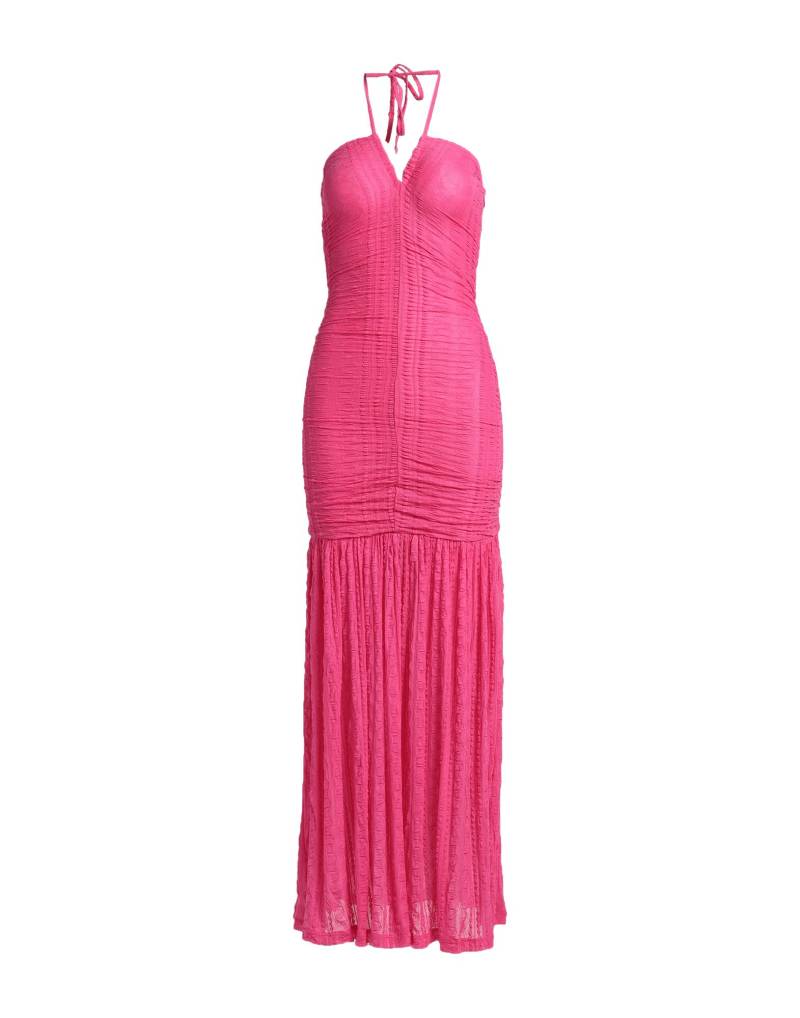 GANNI Maxi-kleid Damen Fuchsia von GANNI