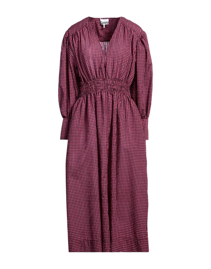 GANNI Maxi-kleid Damen Fuchsia von GANNI