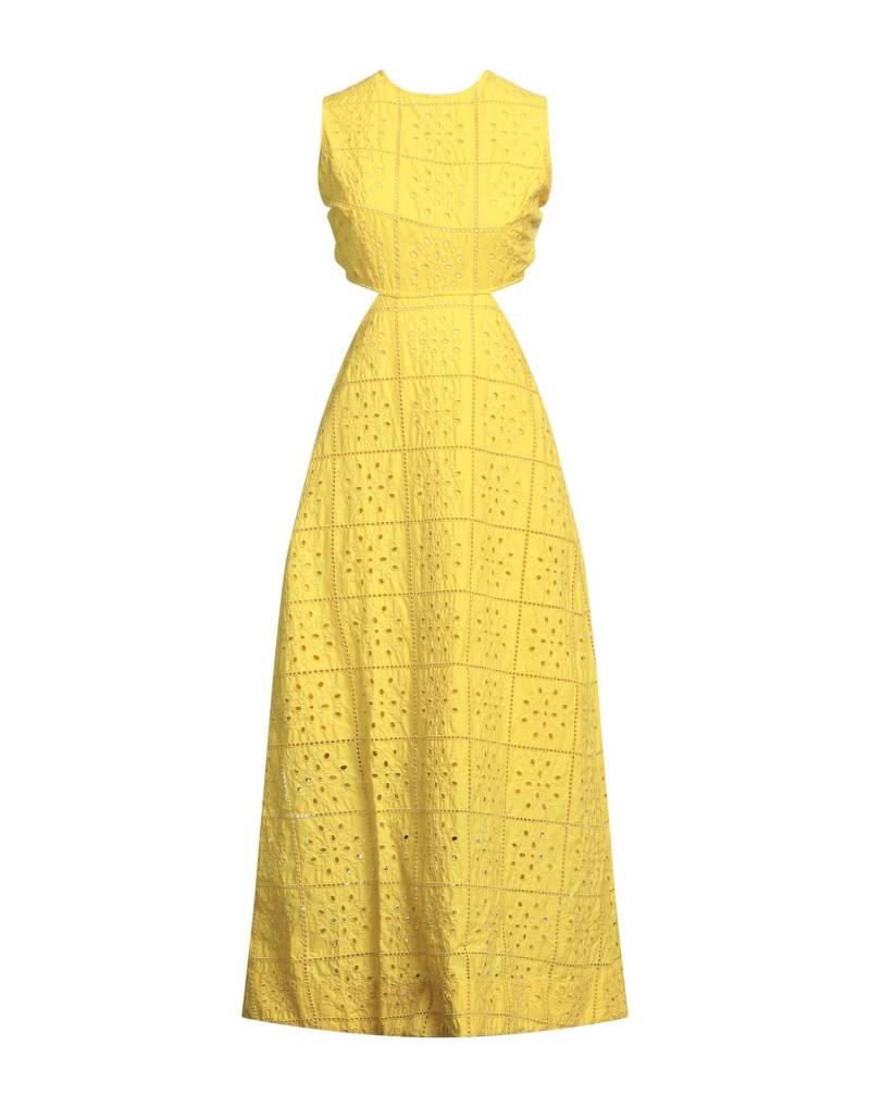 GANNI Maxi-kleid Damen Gelb von GANNI