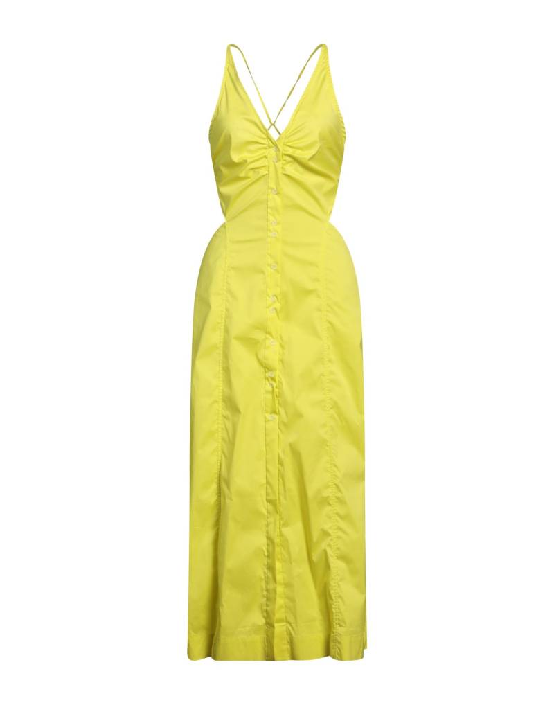 GANNI Maxi-kleid Damen Limettengrün von GANNI
