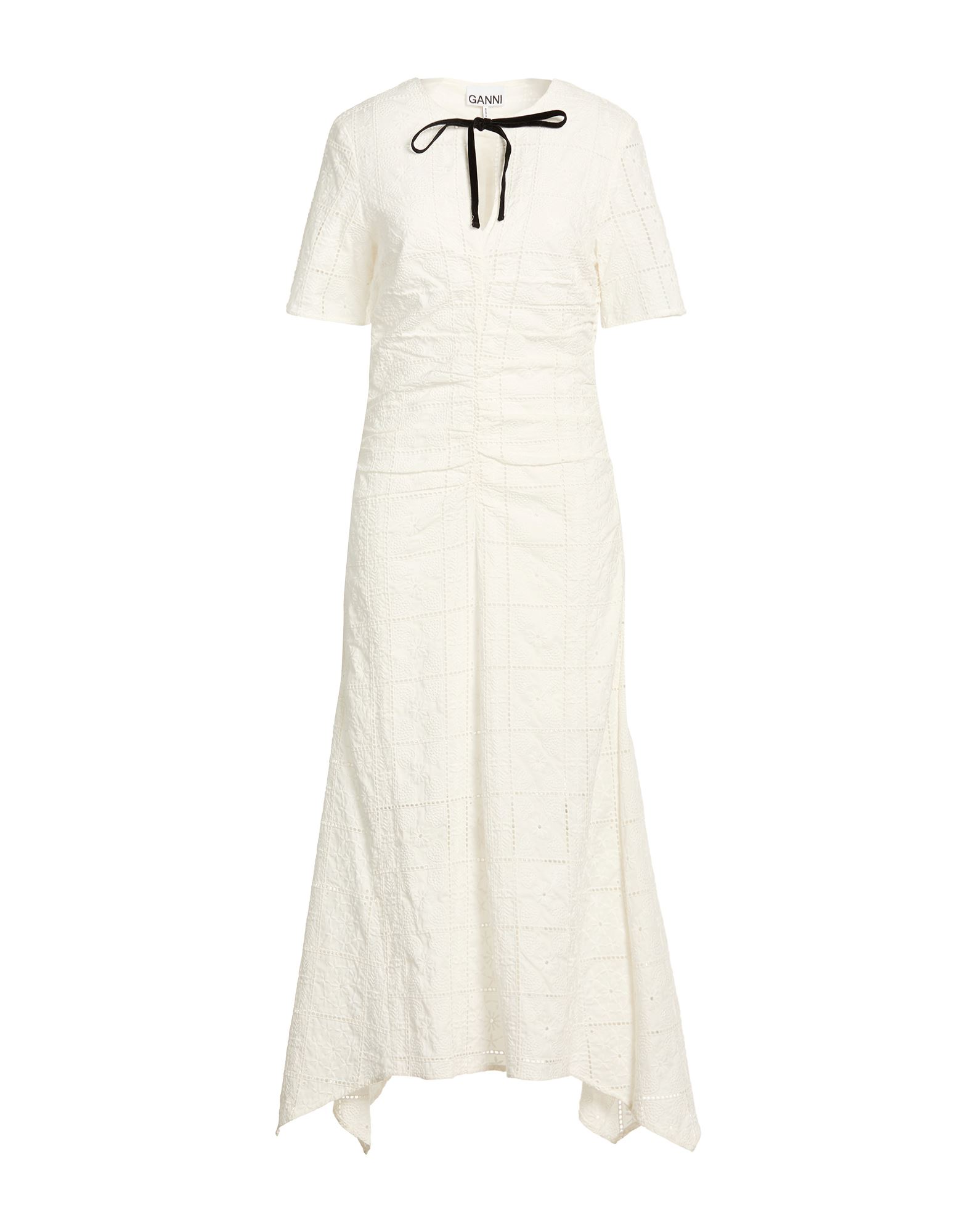 GANNI Maxi-kleid Damen Off white von GANNI