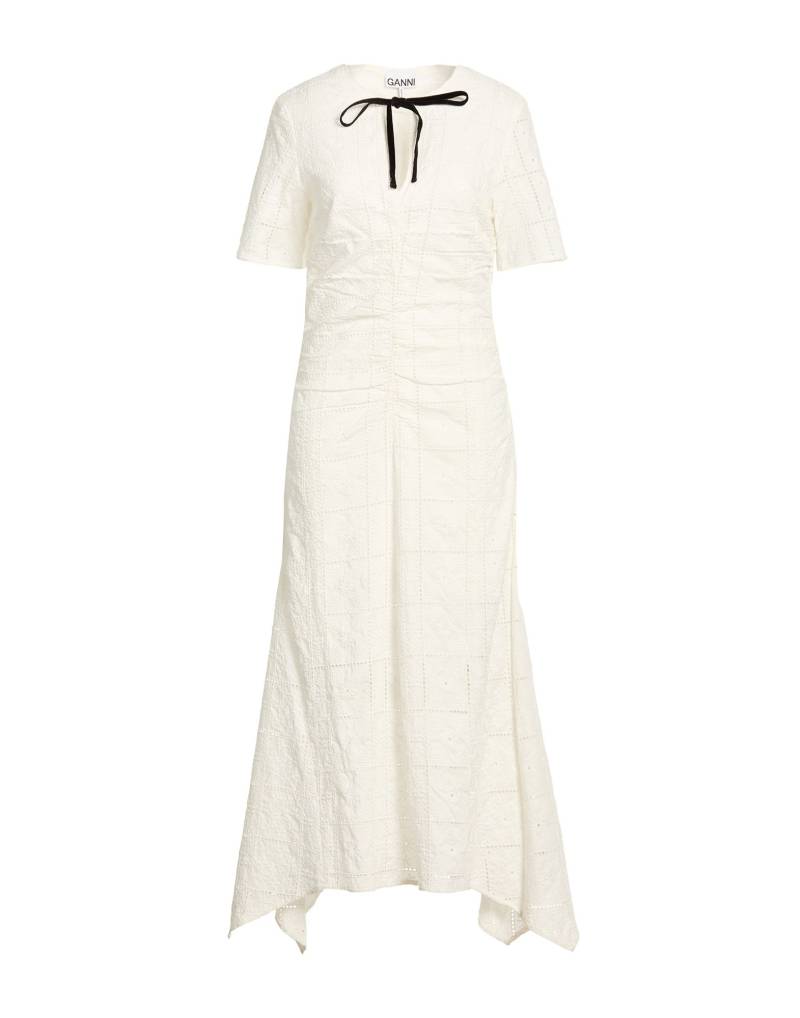GANNI Maxi-kleid Damen Off white von GANNI