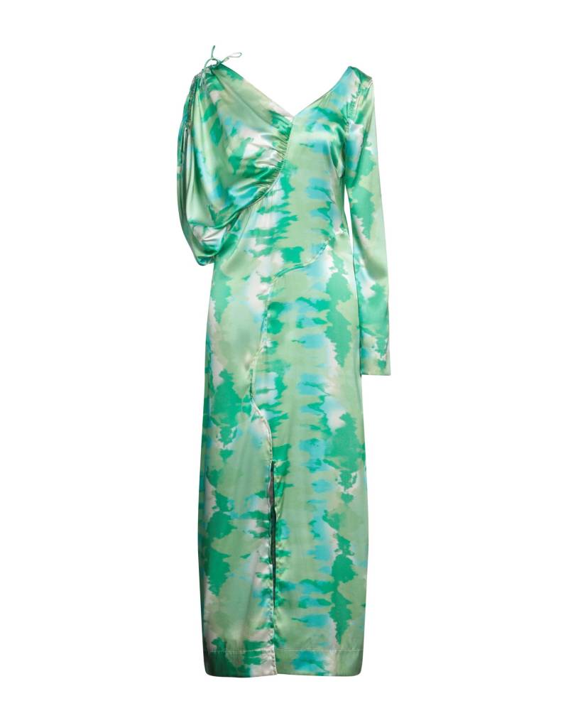 GANNI Maxi-kleid Damen Säuregrün von GANNI