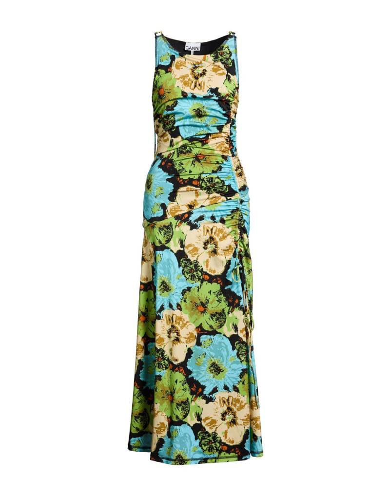 GANNI Maxi-kleid Damen Säuregrün von GANNI