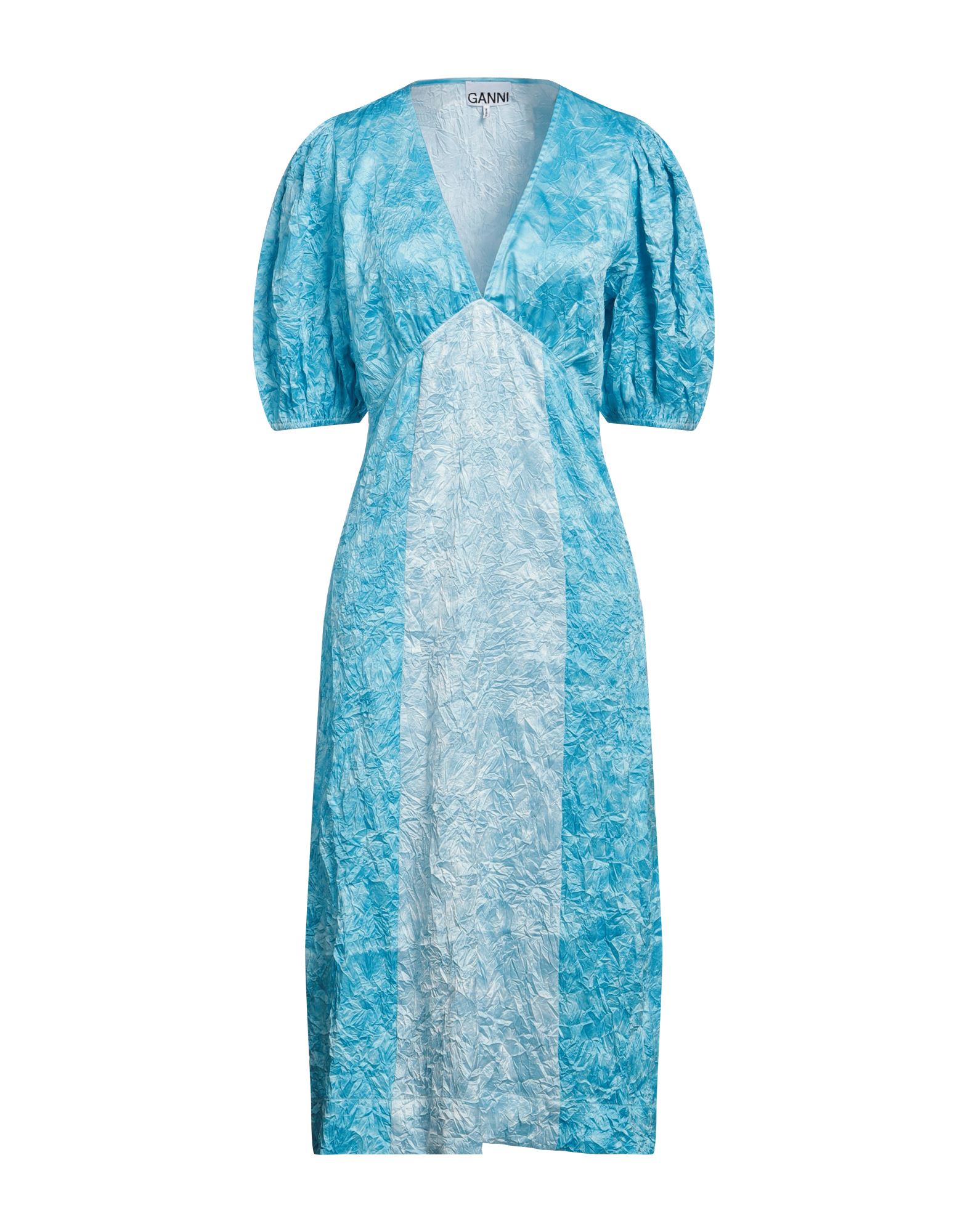 GANNI Midi-kleid Damen Azurblau von GANNI