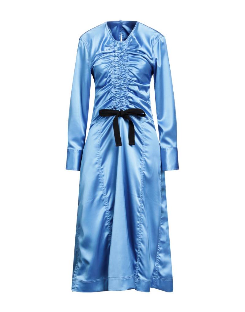 GANNI Midi-kleid Damen Azurblau von GANNI