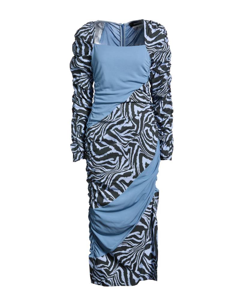 GANNI Midi-kleid Damen Blaugrau von GANNI