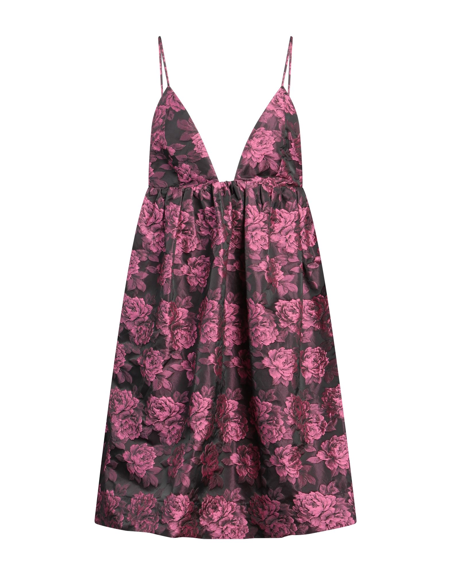 GANNI Midi-kleid Damen Fuchsia von GANNI
