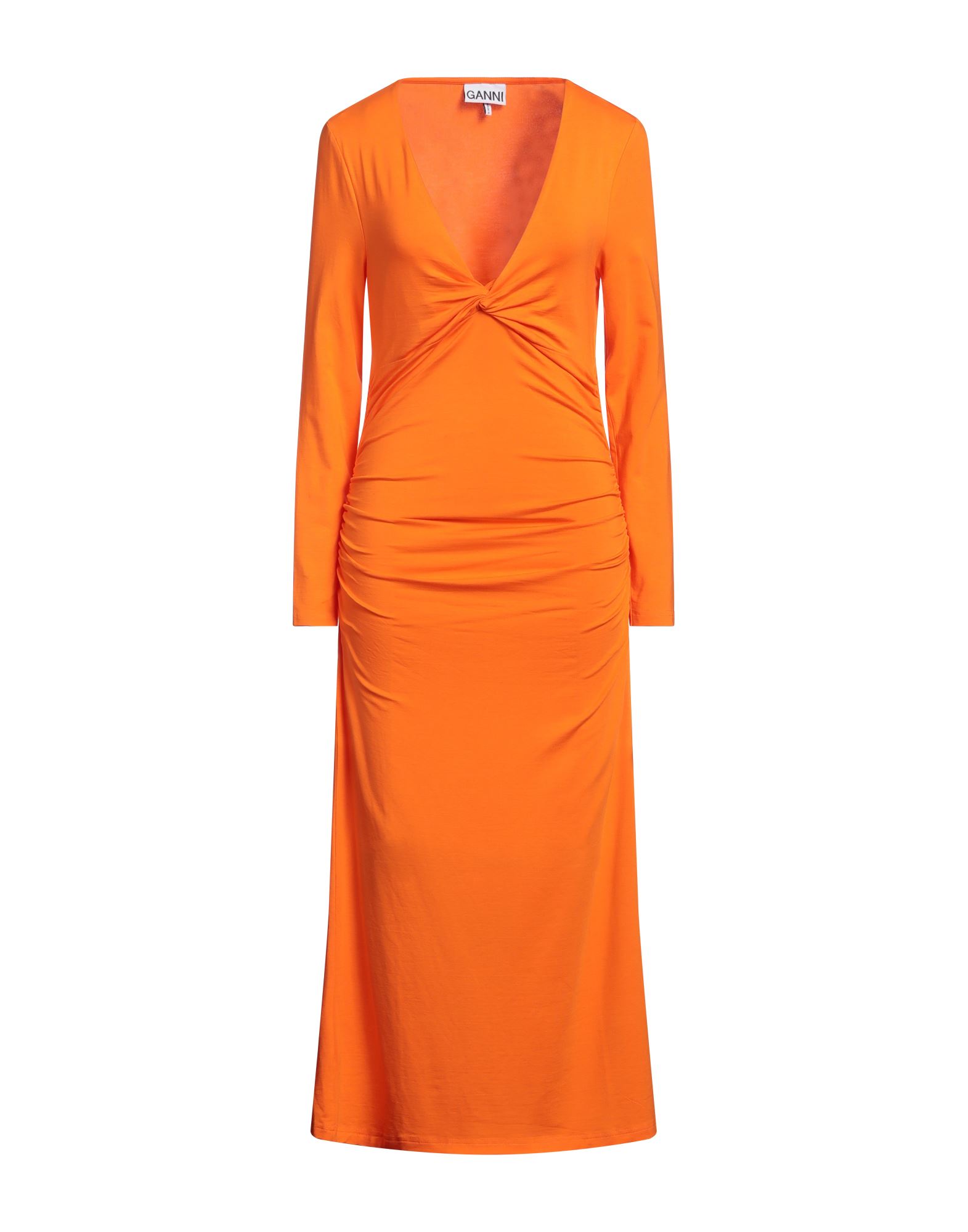 GANNI Midi-kleid Damen Orange von GANNI