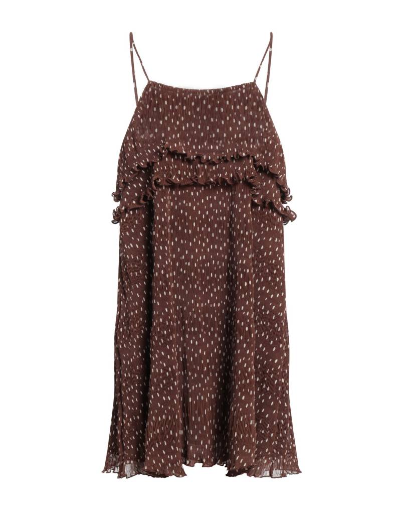 GANNI Mini-kleid Damen Braun von GANNI