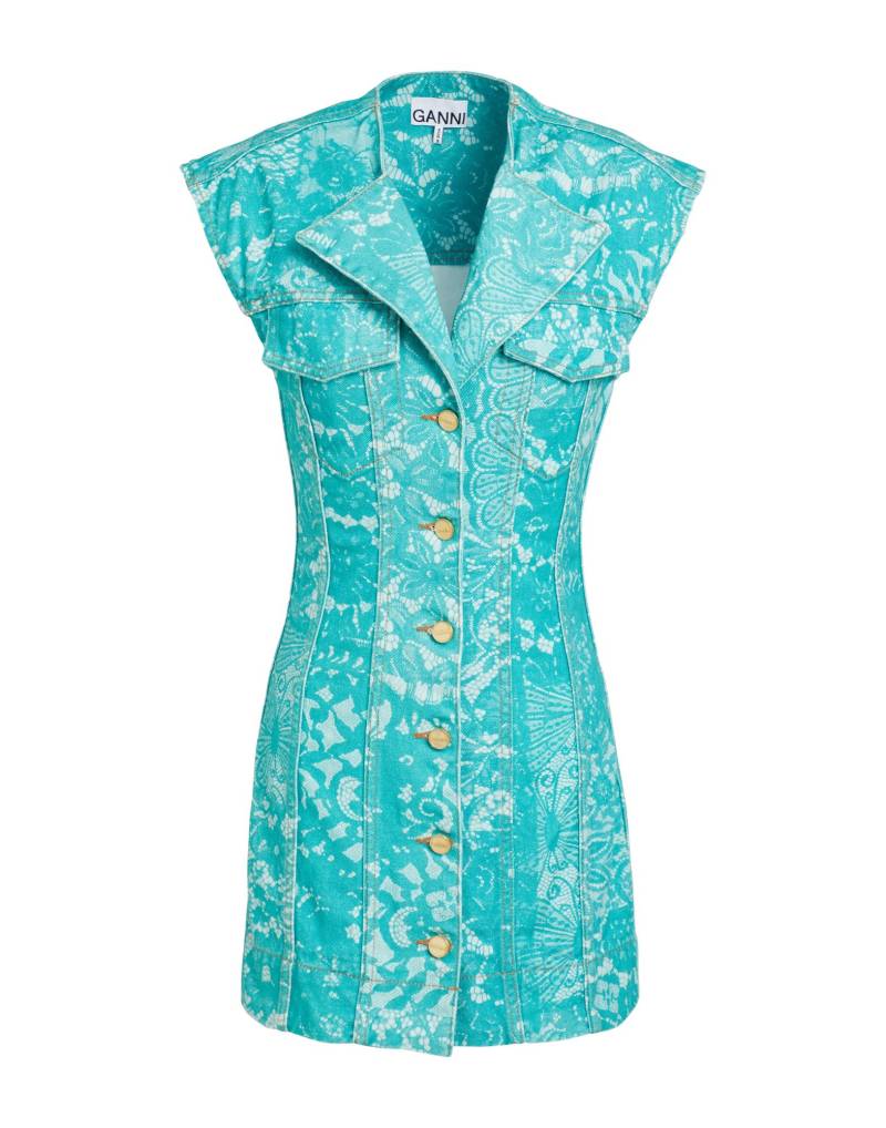 GANNI Mini-kleid Damen Tūrkis von GANNI