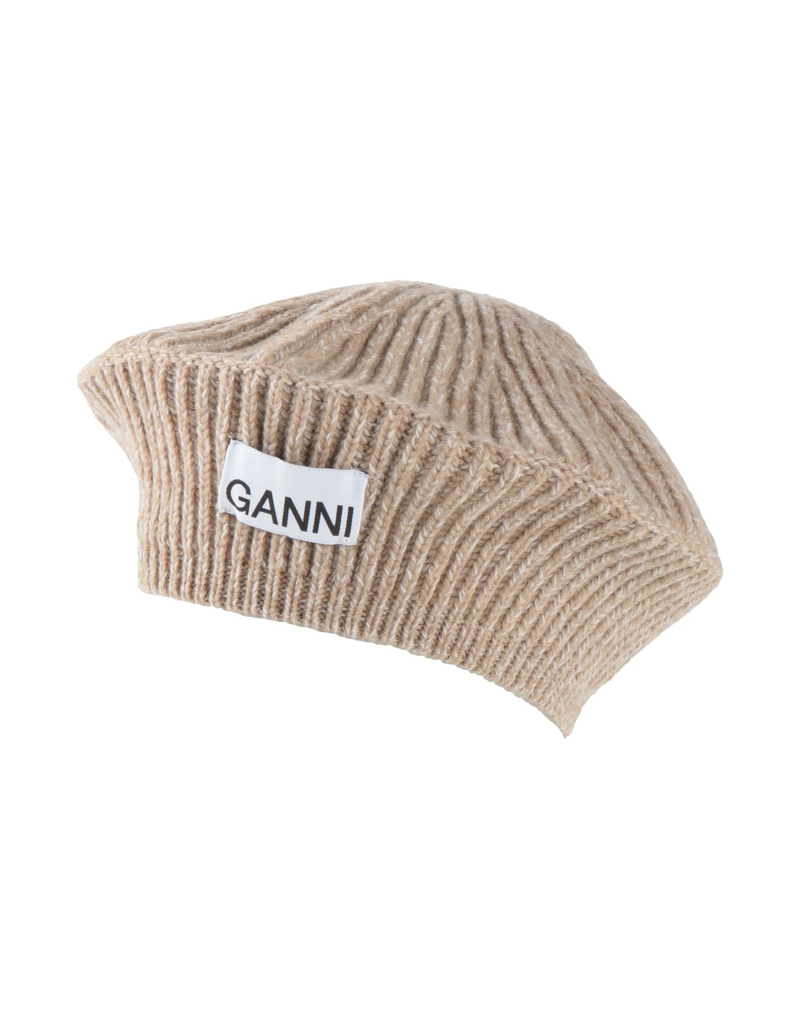 GANNI Mützen & Hüte Damen Beige GANNI Mützen & Hüte Damen Beige von GANNI