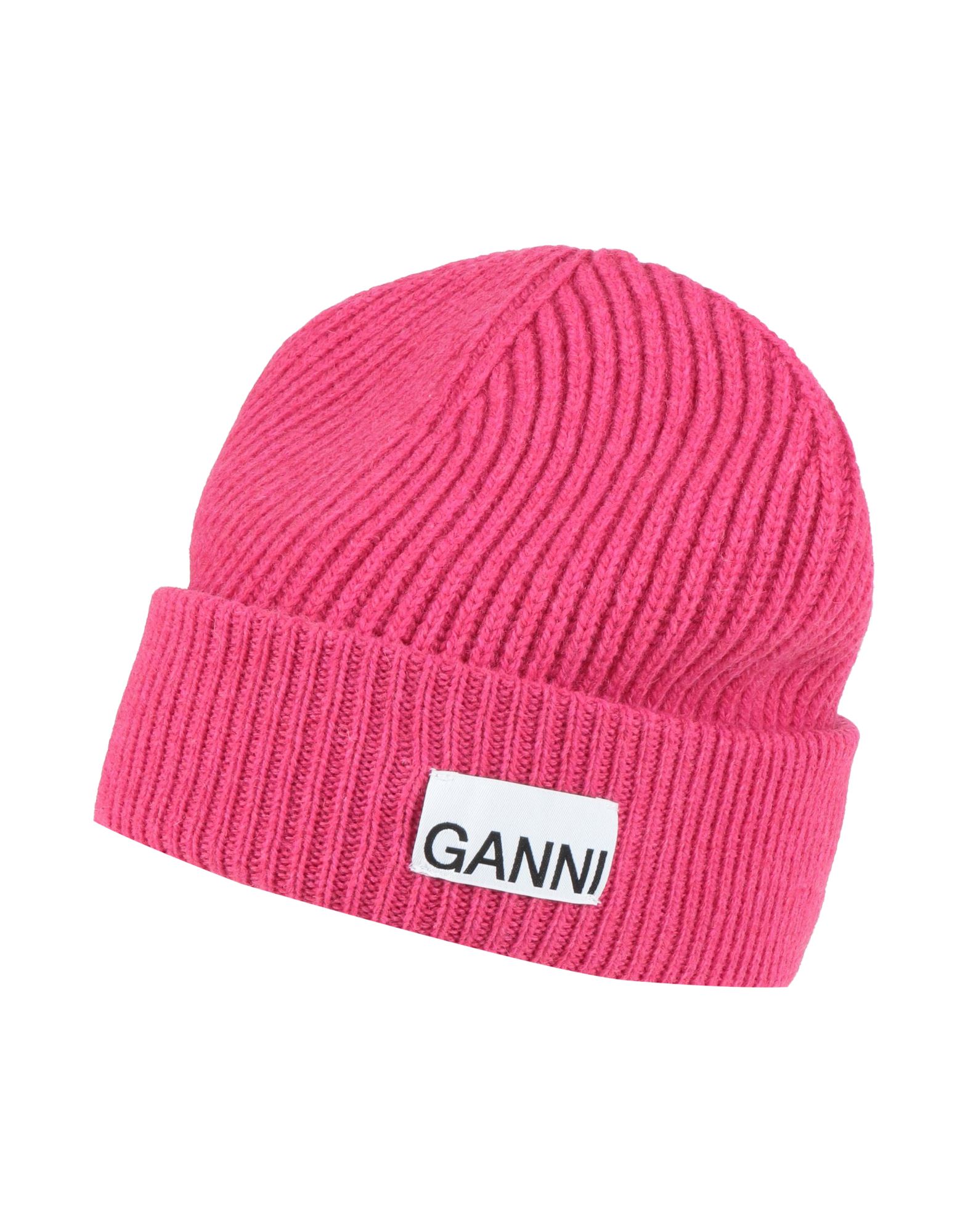 GANNI Mützen & Hüte Damen Fuchsia von GANNI