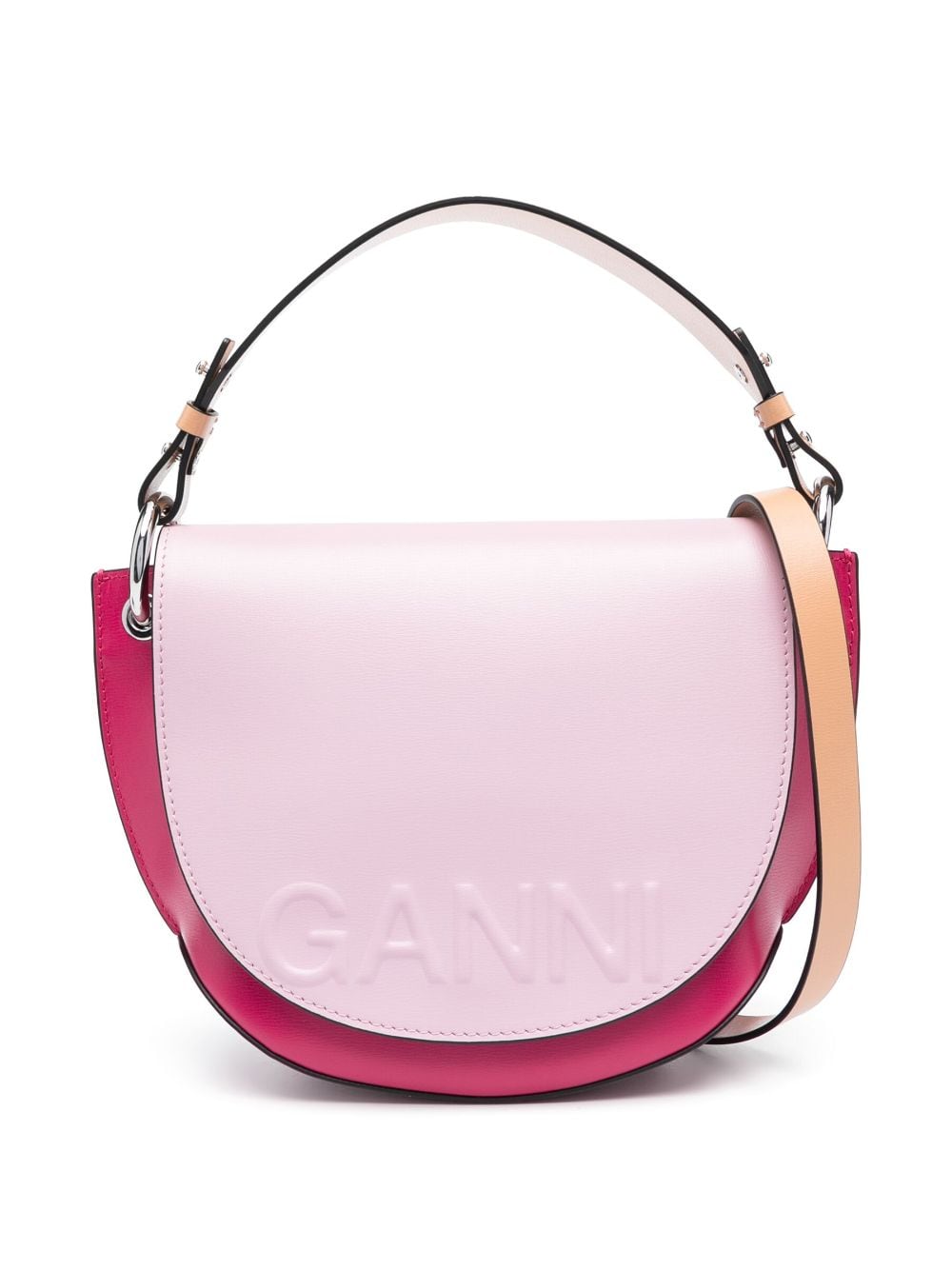 GANNI Saddle Handtasche - Rosa von GANNI