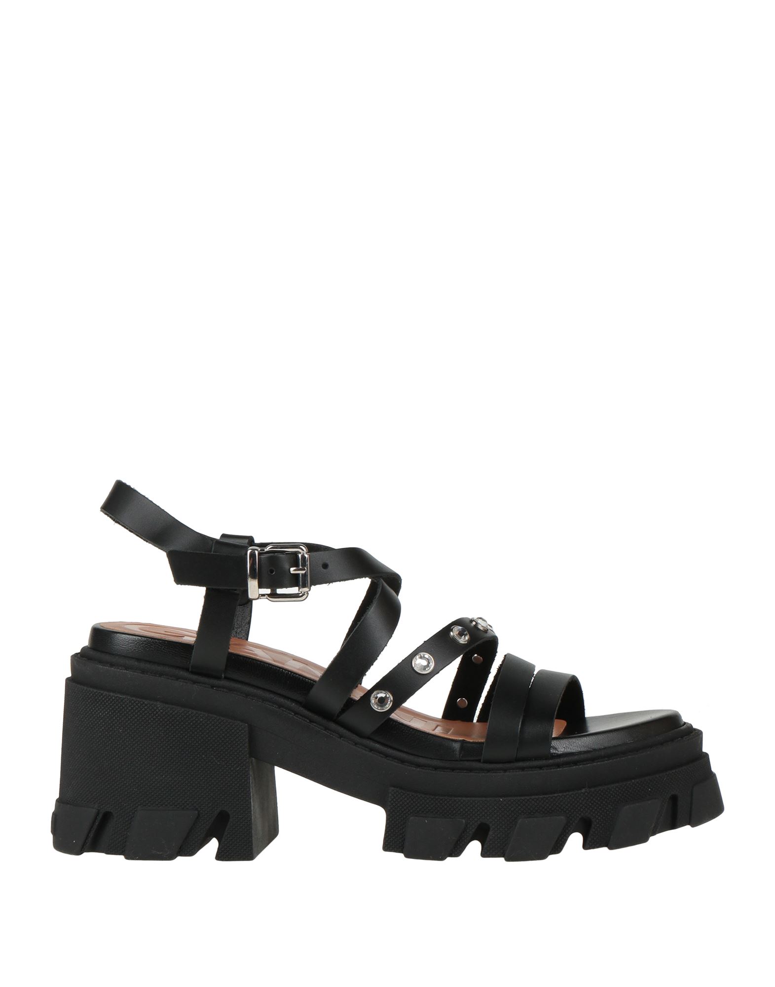 GANNI Sandale Damen Schwarz von GANNI