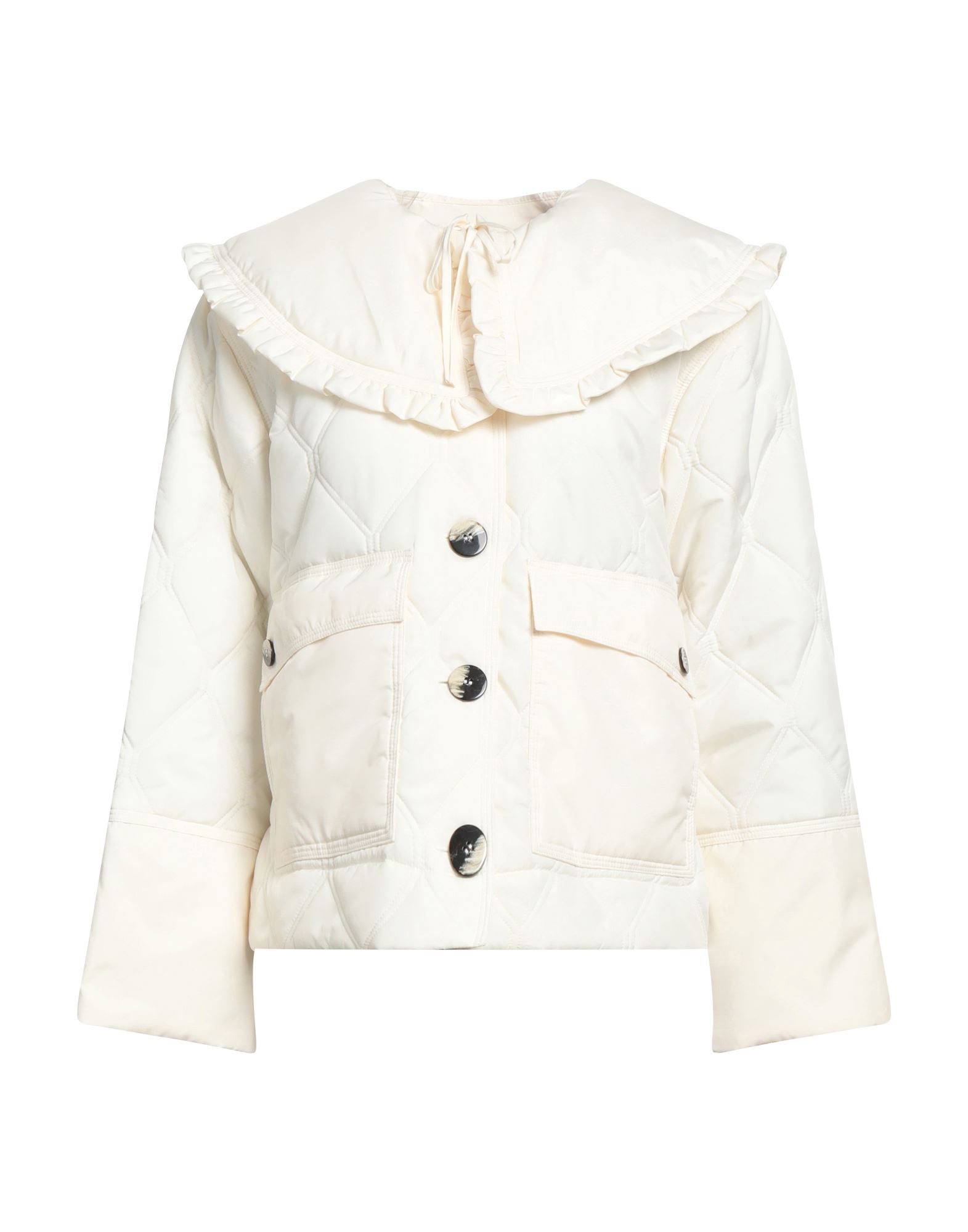 GANNI Pufferjacke & Daunenjacke Damen Elfenbein von GANNI