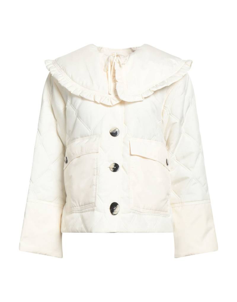 GANNI Pufferjacke & Daunenjacke Damen Elfenbein von GANNI
