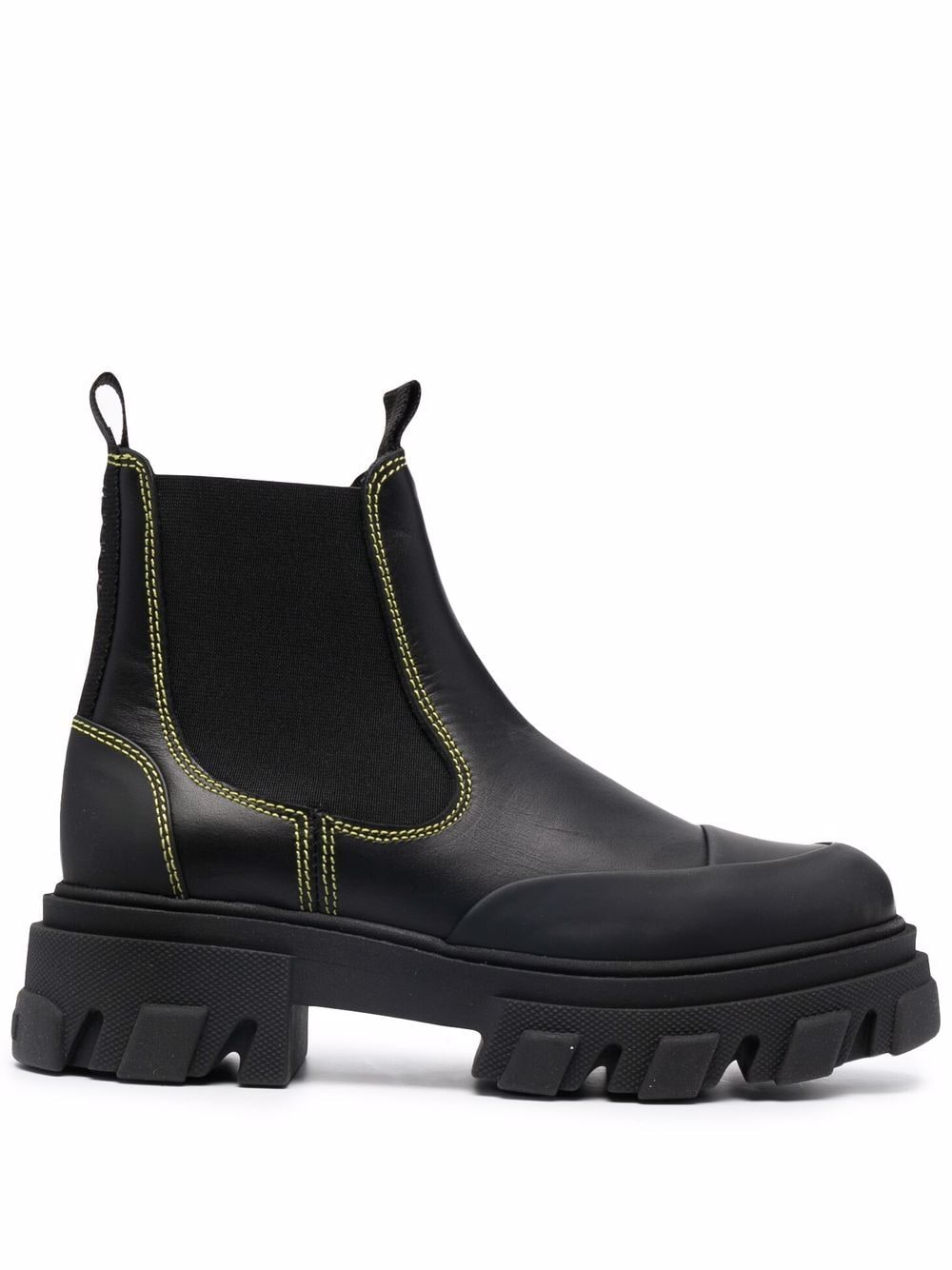 GANNI Klassische Chelsea-Boots - Schwarz von GANNI