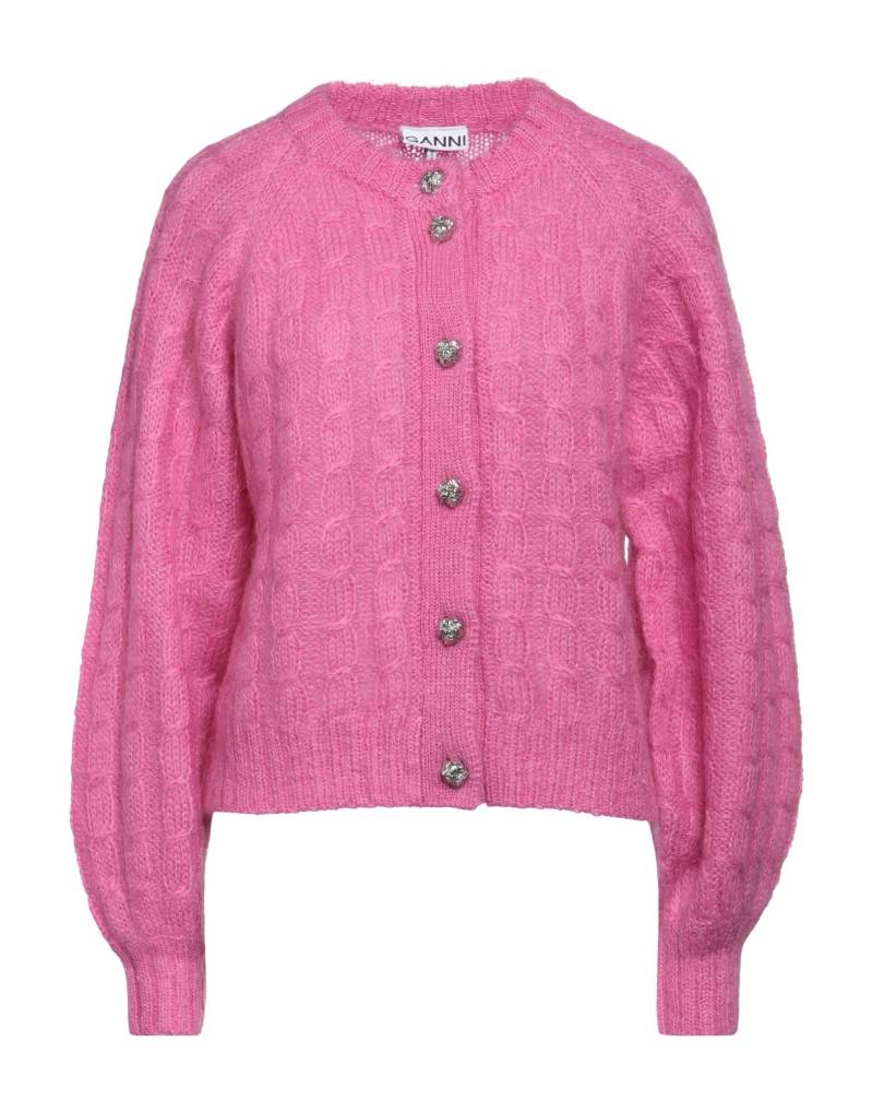GANNI Strickjacke Damen Fuchsia von GANNI