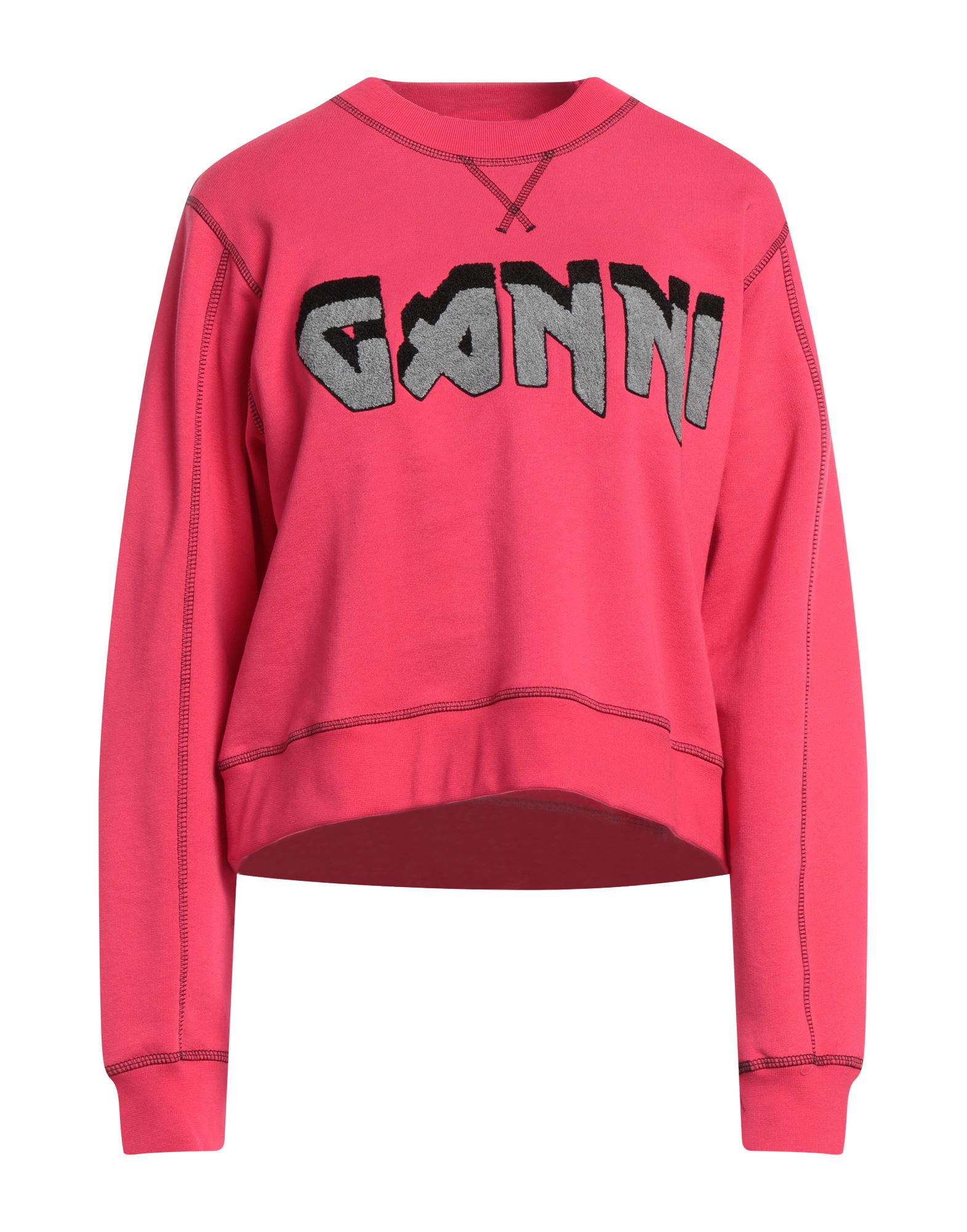 GANNI Sweatshirt Damen Magenta von GANNI