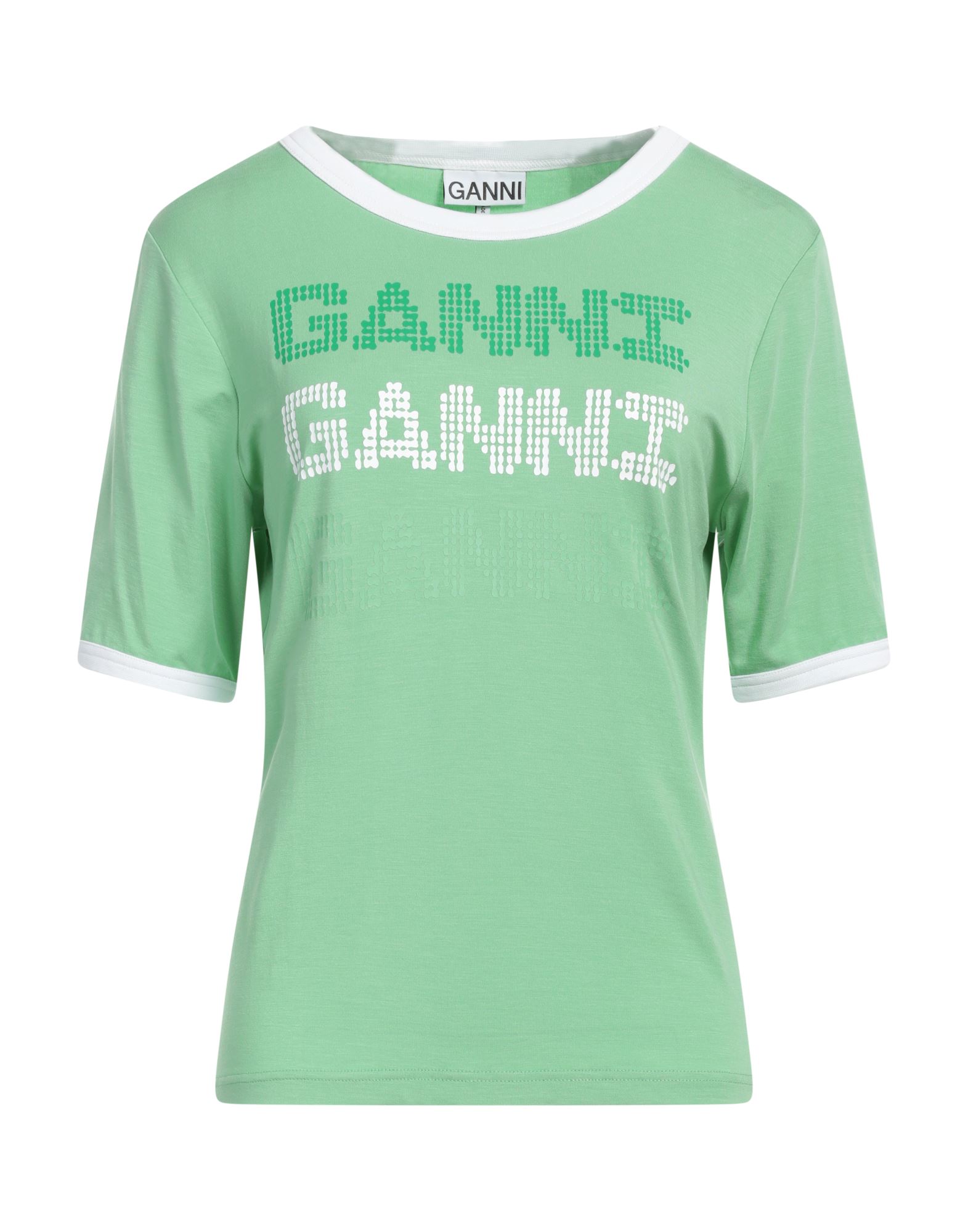 GANNI T-shirts Damen Säuregrün von GANNI