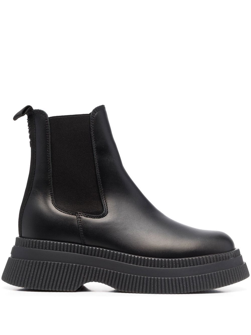 GANNI Klassische Chelsea-Boots - Schwarz von GANNI