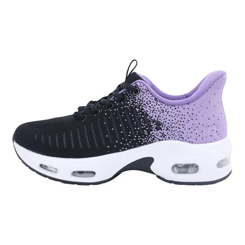 GANNOU Laufschuhe Damen Air Sportschuhe Turnschuhe Running Sneaker Leicht Joggingschuhe Walkingschuhe mit Dämpfung Violett Größe 42.5 GANNOU Laufschuhe Damen Air Sportschuhe Turnschuhe Running Sneaker Leicht Joggingschuhe Walkingschuhe mit Dämpfung Violett Größe 42.5 von GANNOU