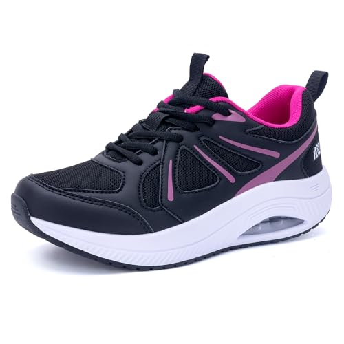 GANNOU Walkingschuhe Damen Arch Support Walking Schuhe Laufschuhe Damen Air Sportschuhe Turnschuhe mit Dämpfung Schwarz 38 EU GANNOU Walkingschuhe Damen Arch Support Walking Schuhe Laufschuhe Damen Air Sportschuhe Turnschuhe mit Dämpfung Schwarz 38 EU von GANNOU