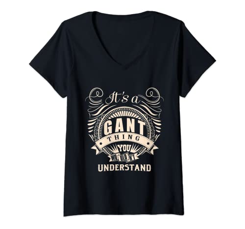 Damen It's a GANT thing you would not understand Gifts T-Shirt mit V-Ausschnitt Damen It's a GANT thing you would not understand Gifts T-Shirt mit V-Ausschnitt von GANT FAMILY Idea Gifts
