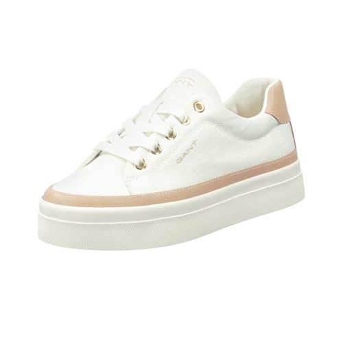 GANT FOOTWEAR Damen AVONA Sneaker, offwht./Natural, 41 EU GANT FOOTWEAR Damen AVONA Sneaker, offwht./Natural, 41 EU von GANT