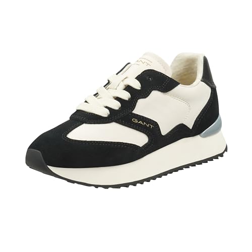 GANT FOOTWEAR Damen BEVINDA Sneaker, Black/Bone, 39 EU von GANT FOOTWEAR