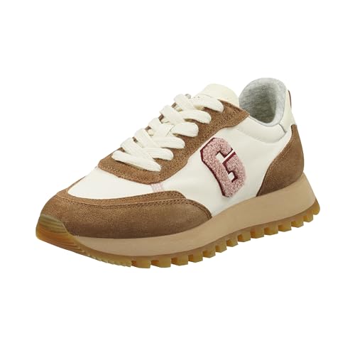 GANT FOOTWEAR Damen CAFFAY Sneaker, Walnut/beige, 39 EU von GANT FOOTWEAR