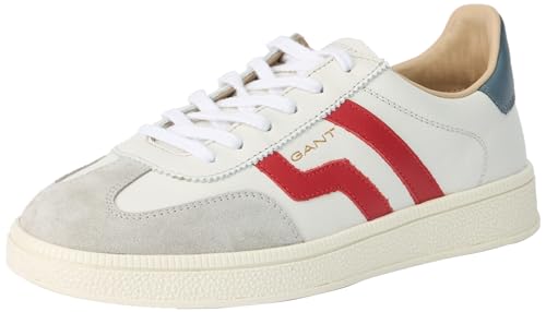 GANT FOOTWEAR Damen CUZIMA Sneaker, White/red, 40 EU von GANT