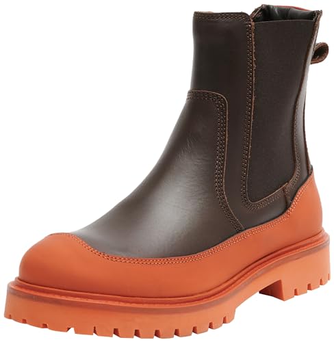 GANT FOOTWEAR Damen DALMONT Halblange Stiefel, dk Brown/orange, 36 EU von GANT