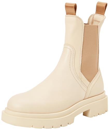 GANT FOOTWEAR Damen FOLIDA Halblange Stiefel, Light beige, 42 EU von GANT FOOTWEAR