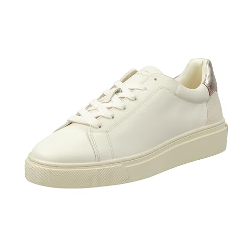 GANT FOOTWEAR Damen JULICE Sneaker, Cream/Rose Gold, 38 EU von GANT