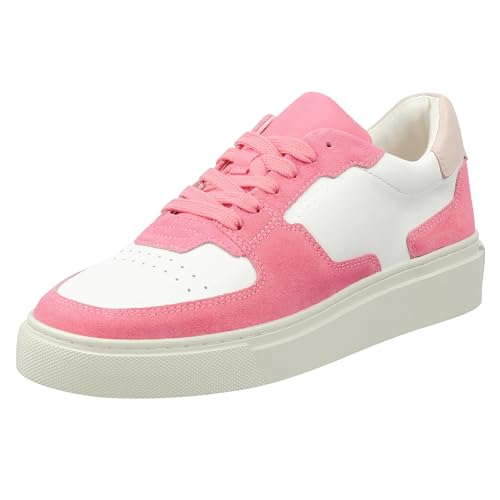 GANT FOOTWEAR Damen JULICE Sneaker, White/hot pink, 40 EU von GANT