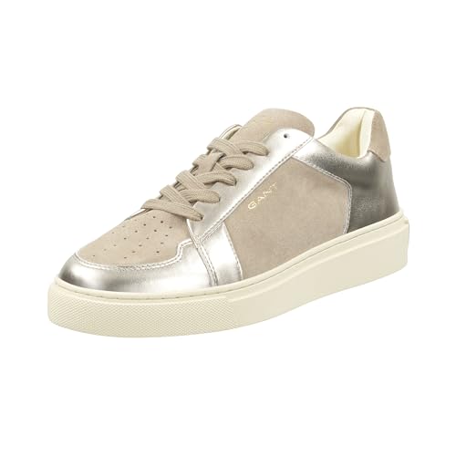 GANT FOOTWEAR Damen JULICE Sneaker, beige/Gold, 40 EU von GANT FOOTWEAR