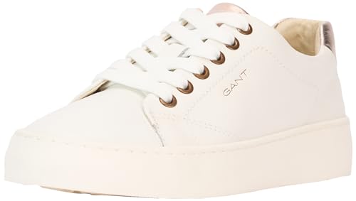 GANT FOOTWEAR Damen LAWILL Sneaker, White/Rose Gold, 42 EU von GANT FOOTWEAR