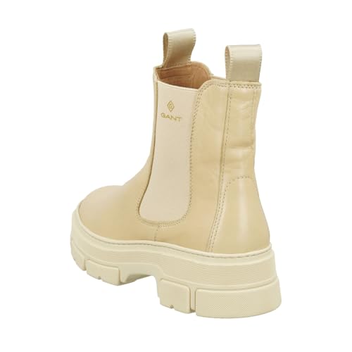 GANT FOOTWEAR Damen MONTHIKE Halblange Stiefel, Light beige, 42 EU von GANT